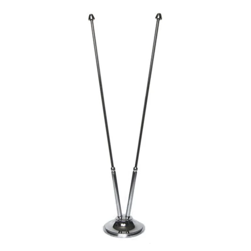 Desktop Chrome Flag Stand, double