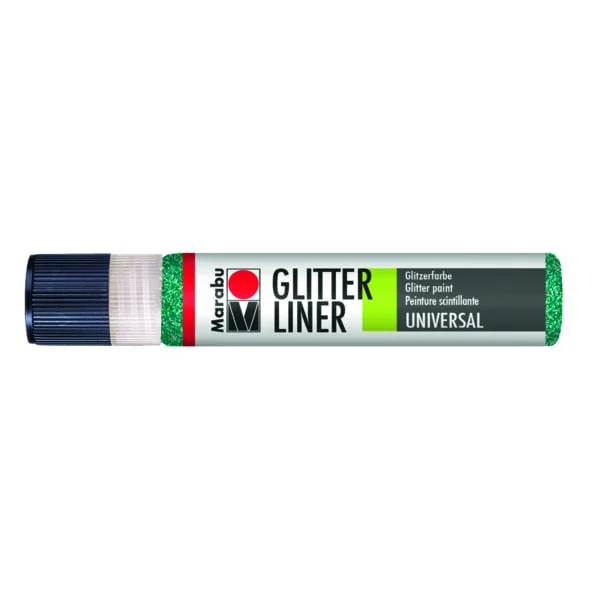 Marabu Textile Contour Glitter Liner, No. 592, 25 ml
