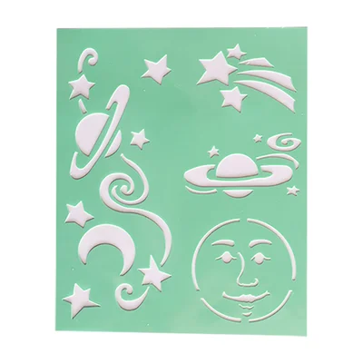Drawing stencil, 6 motifs