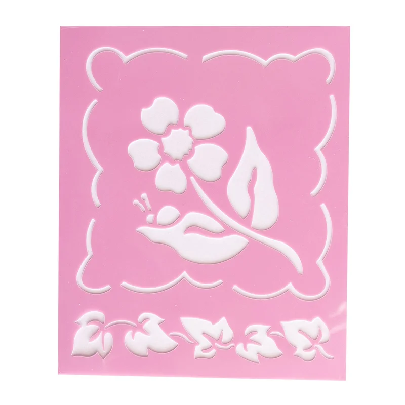 Drawing stencil, 6 motifs