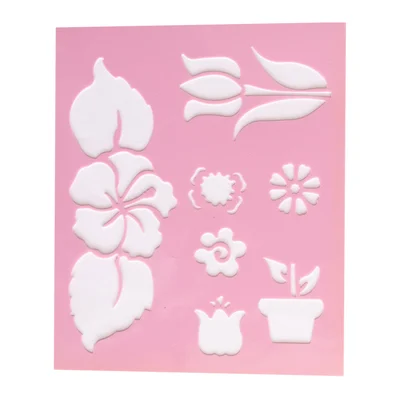 Drawing stencil, 6 motifs