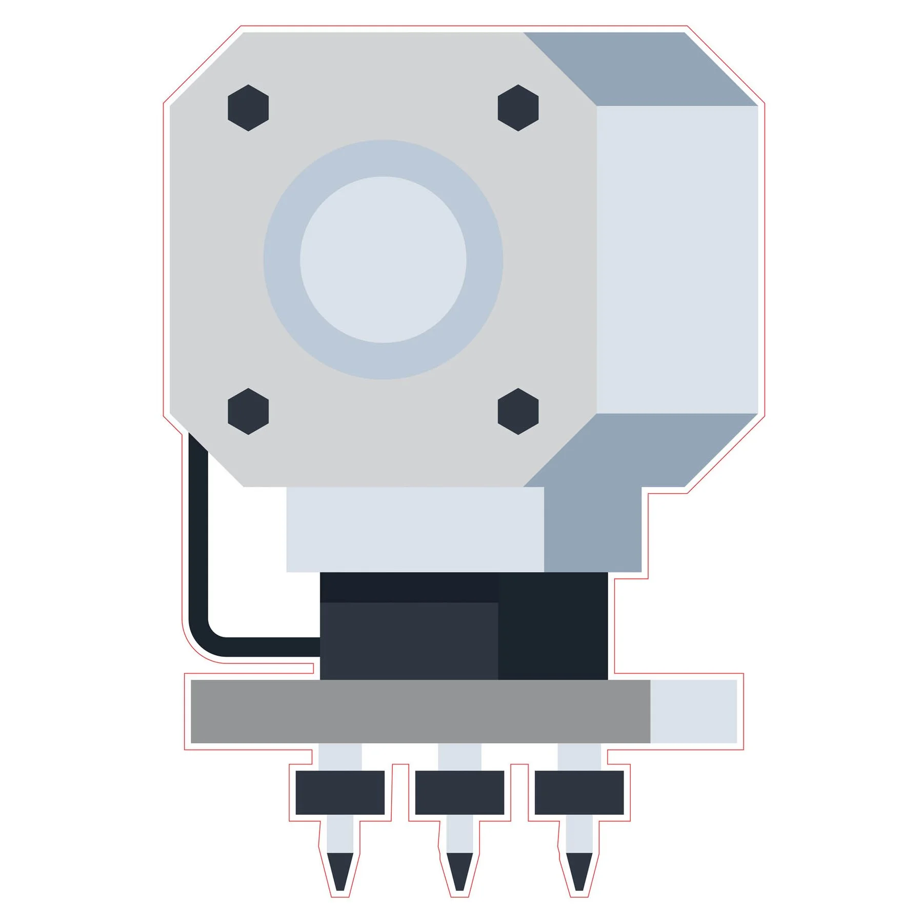 STEM Sticker, Design and 3D prototyping, set A5, 50 cm, sticker 2
