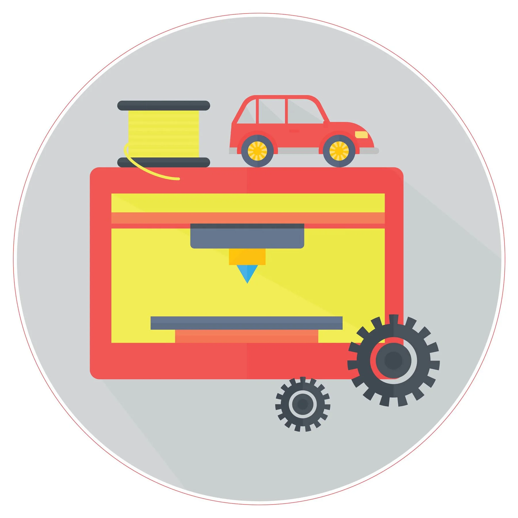 STEM Sticker, Design and 3D prototyping, set A9, 50 cm, sticker 8
