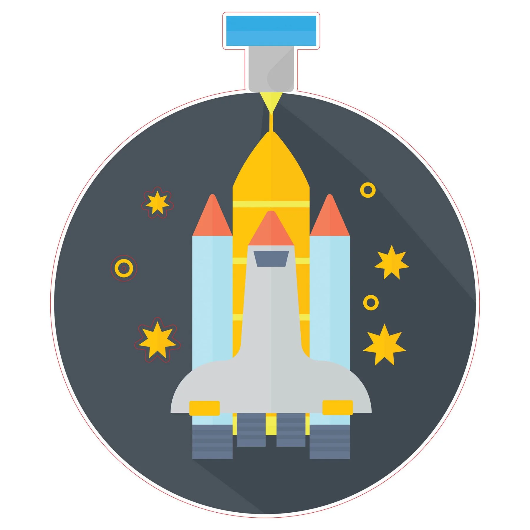 STEM Sticker, Design and 3D prototyping, set A9, 50 cm, sticker 10