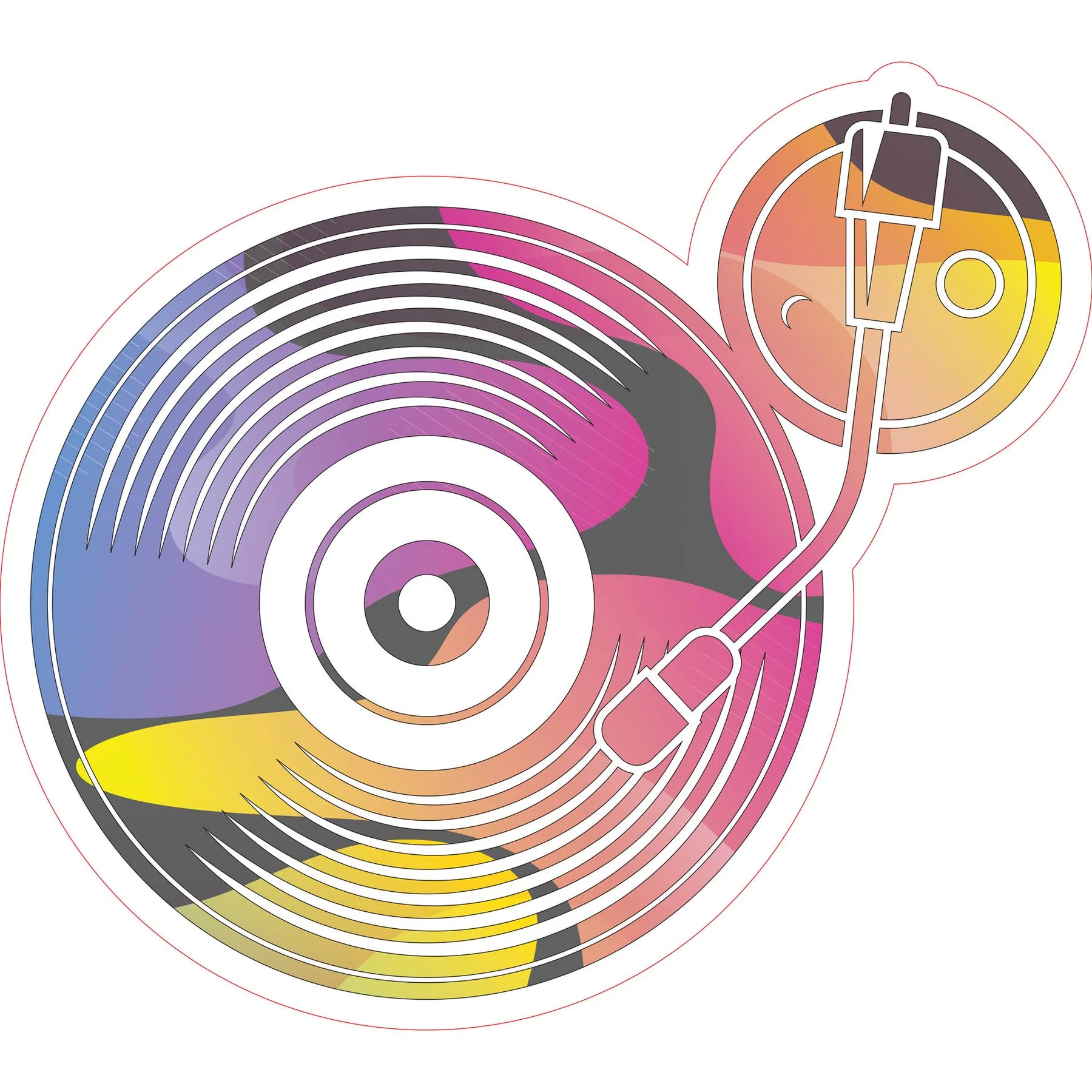 STEM Sticker, Digital Arts Room, set B4, 50 cm, sticker 6
