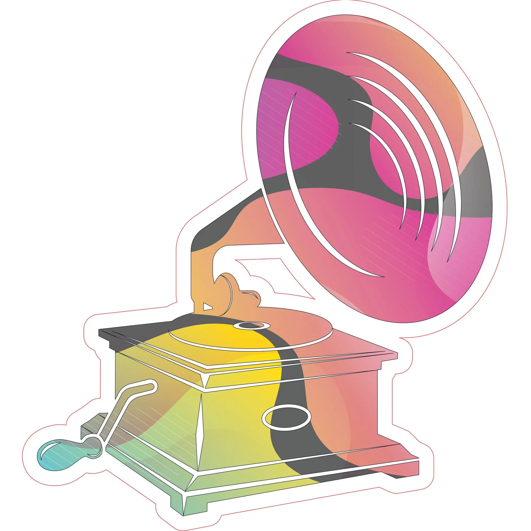 STEM Sticker, Digital arts hall, set B4, 50 cm, sticker 7