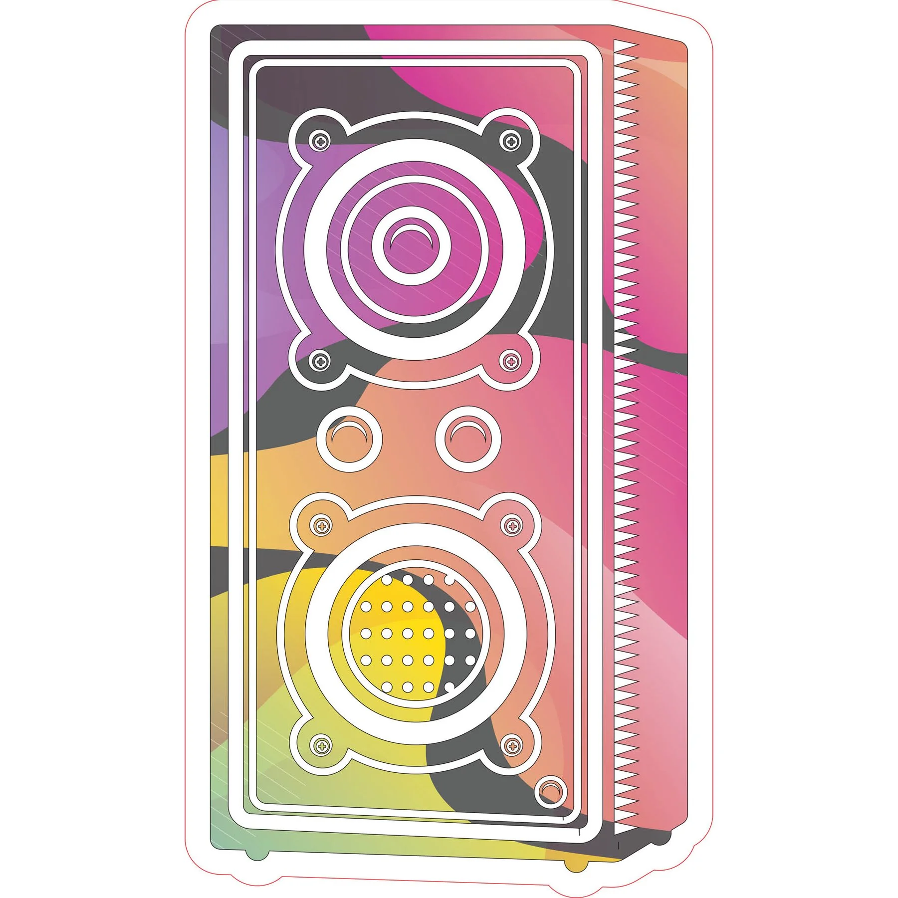 STEM Sticker, Digital arts room, set B4, 50 cm, sticker 8