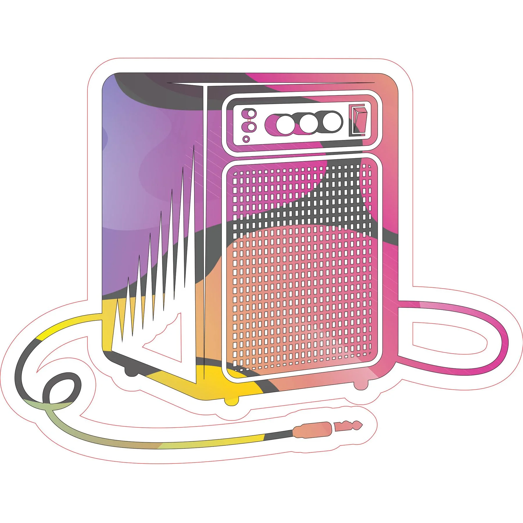 STEM Sticker, Digital arts hall, set B4, 50 cm, sticker 9