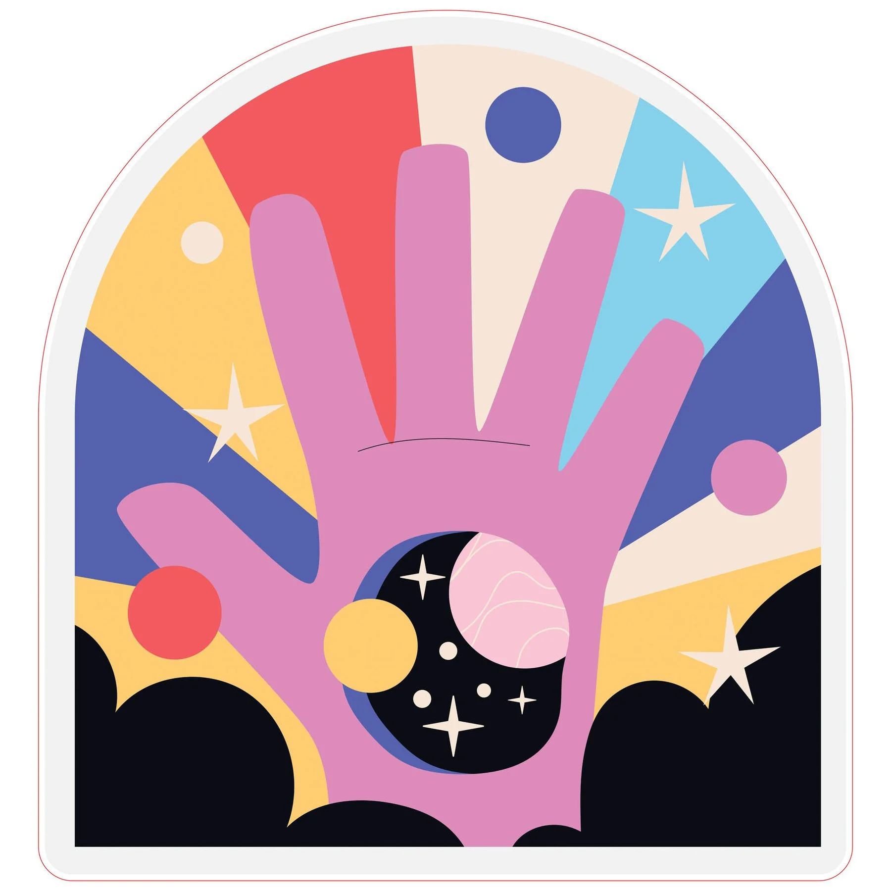STEM Sticker, Digital Arts Hall, Set B8, 50 cm, Sticker 9