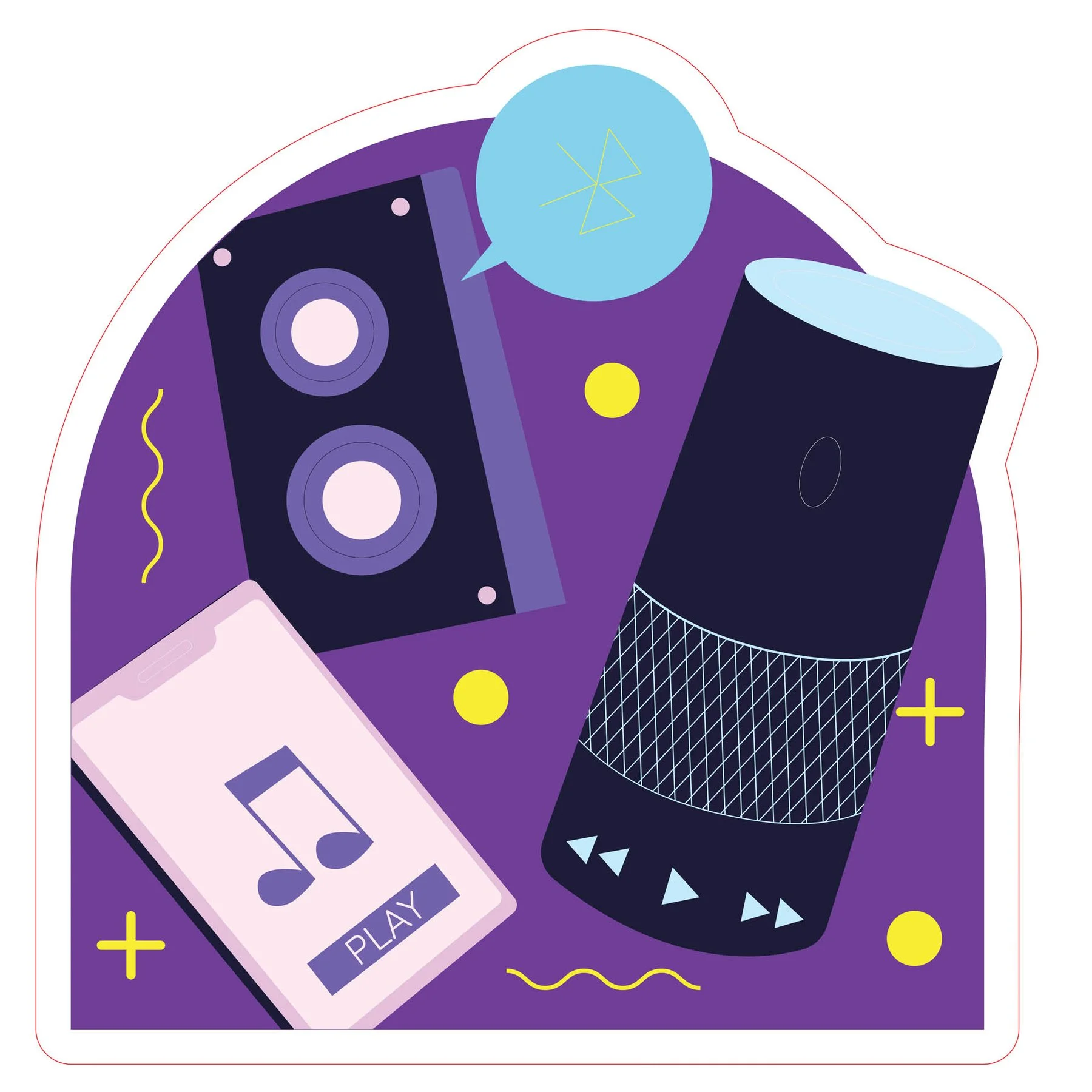 STEM Sticker, Digital Arts Room, Set B9, 50 cm, Sticker 2