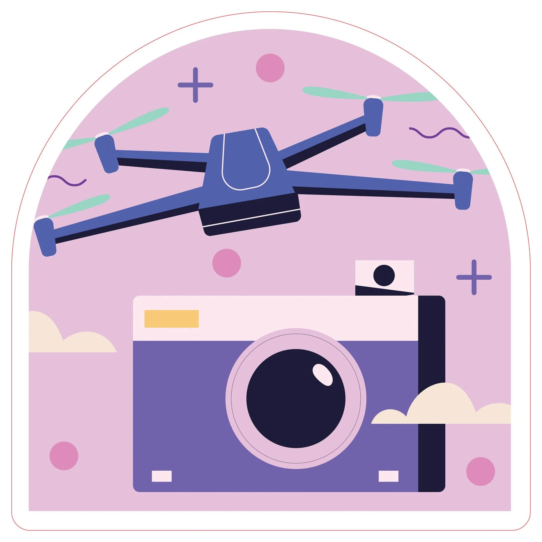STEM Sticker, Digital Arts Hall, set B9, 50 cm, sticker 9