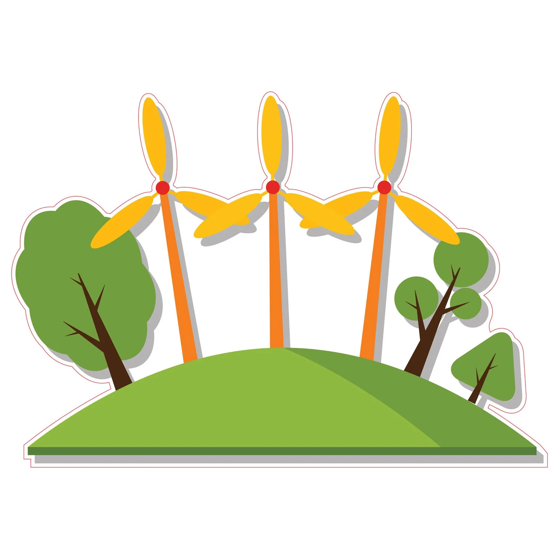 STEM Sticker, Green Technologies & Sustainability, set C7, 50 cm, sticker 5