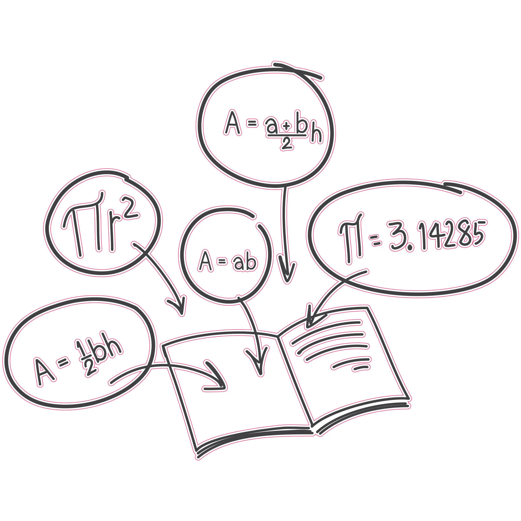 STEM Sticker, Mathematics and Informatics - Mathematics, set D1, 50 cm, sticker 4