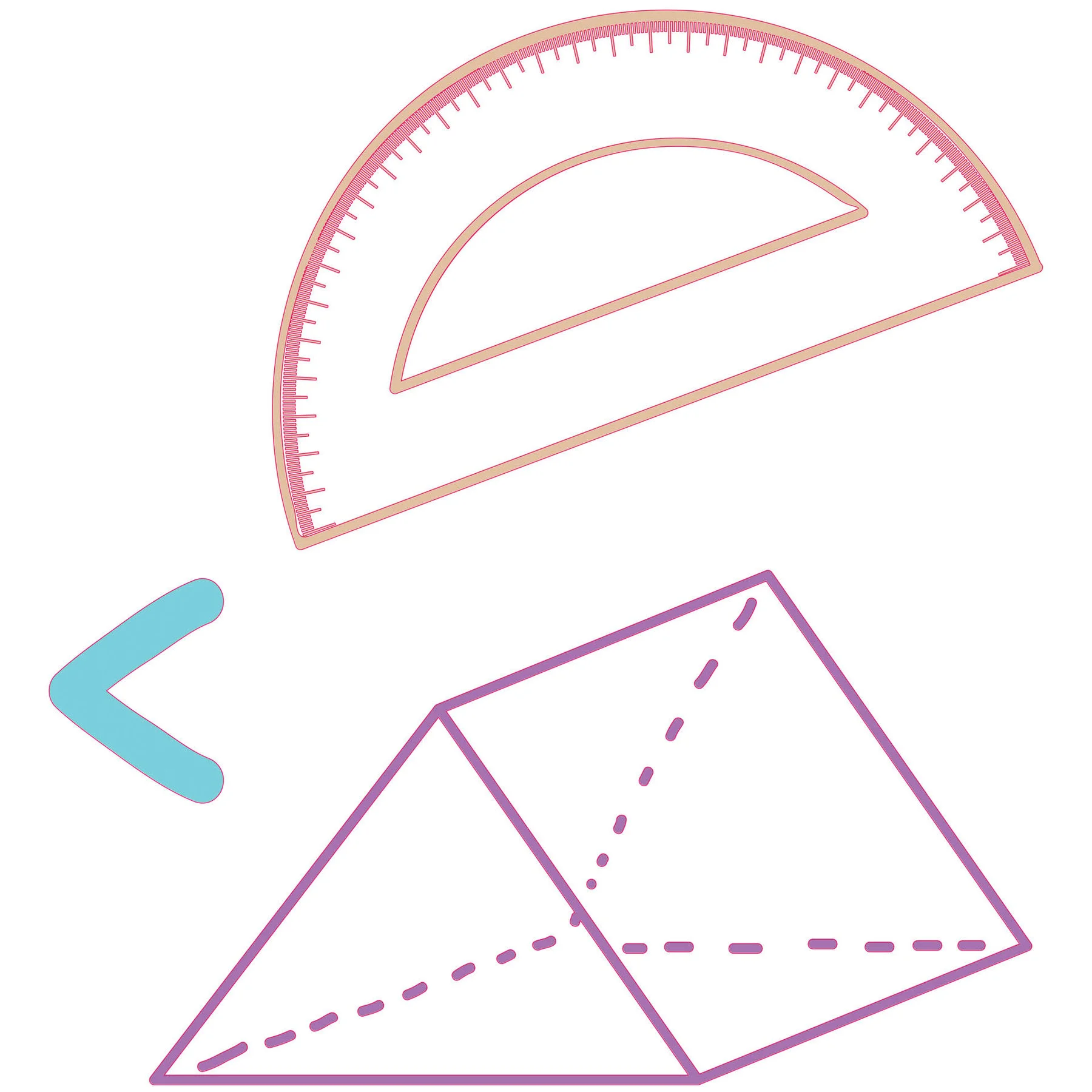 STEM Sticker, Mathematics and Informatics - Mathematics, set D3, 50 cm, sticker 8