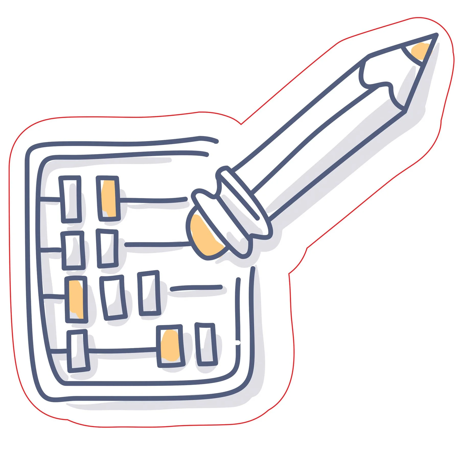 STEM Sticker, Mathematics and Informatics – Mathematics, set D4, 50 cm, sticker 7