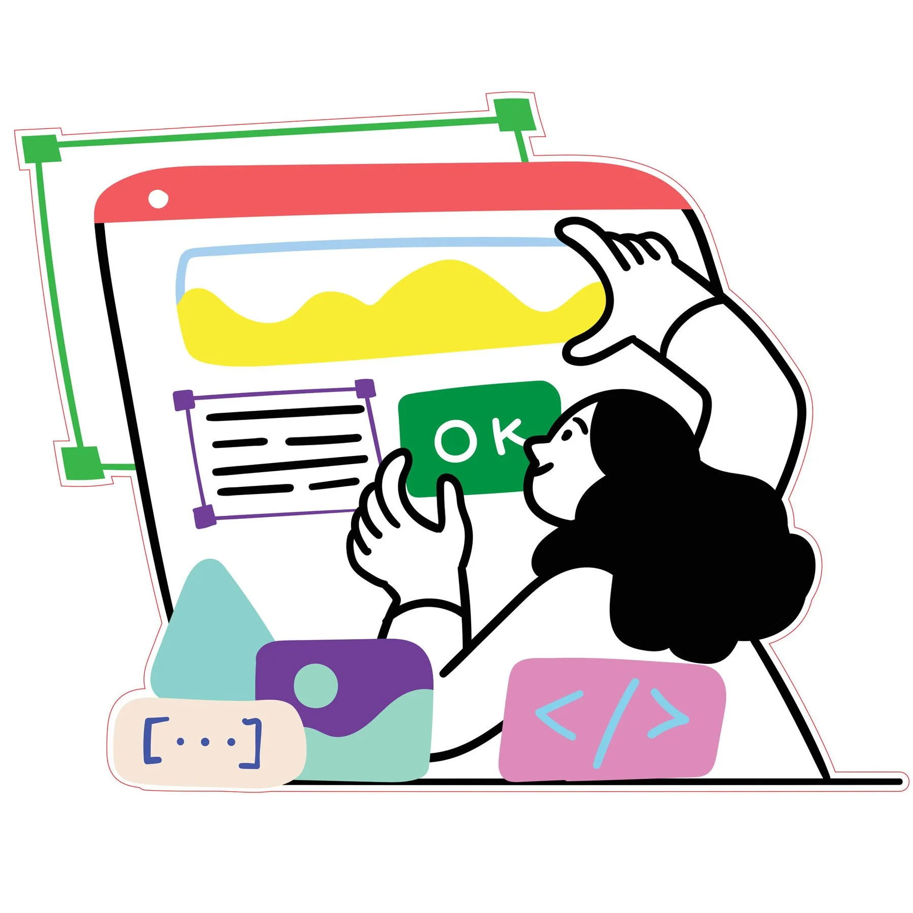STEM Sticker, Mathematics and Informatics - Informatics, set E8, 50 cm, sticker 7