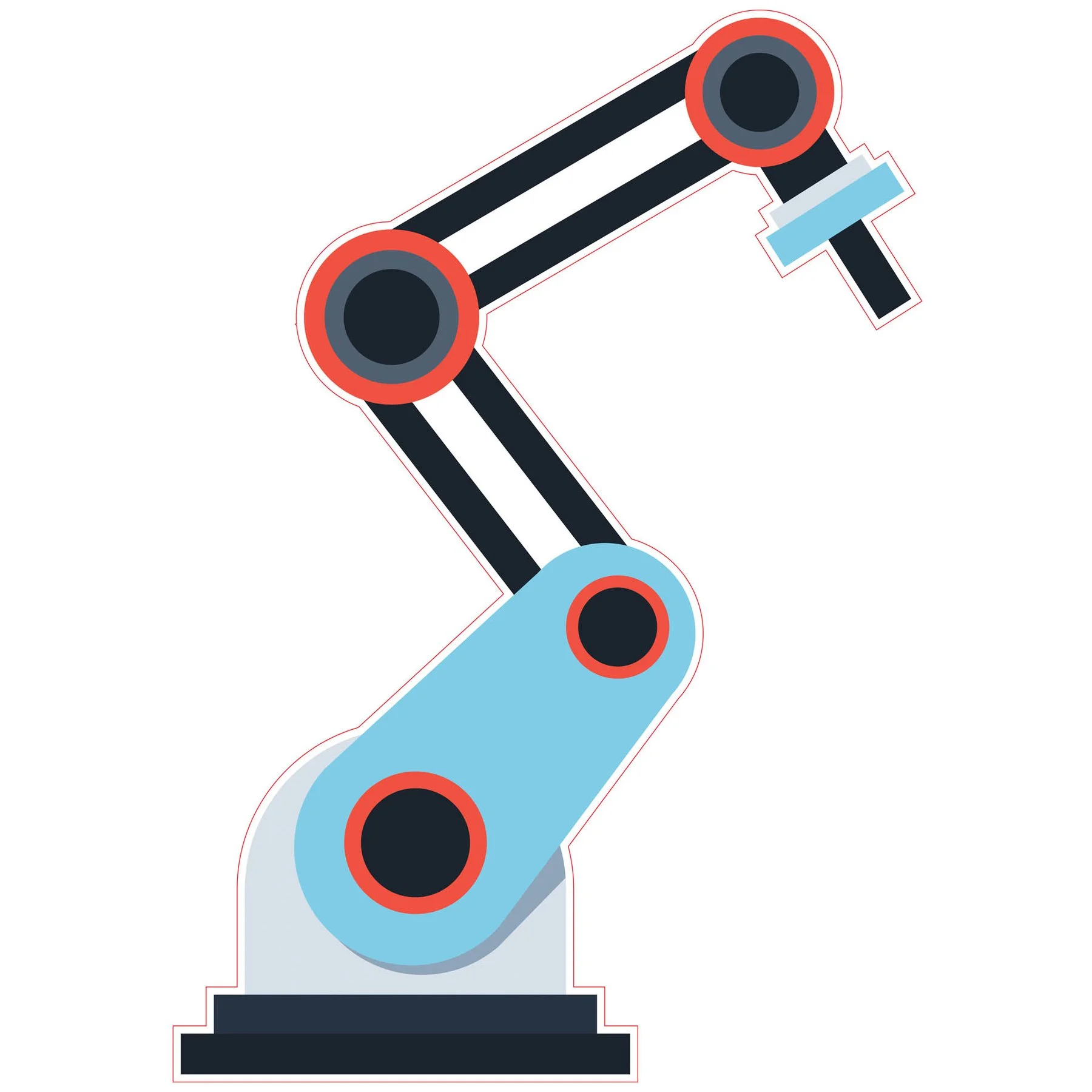 STEM Sticker, Robotics and cyber-physical systems, set I6, 50 cm, sticker 5