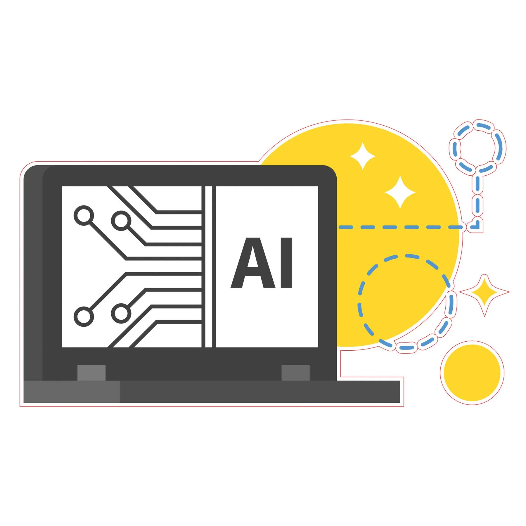 STEM Sticker, Robotics and cyber-physical systems, set I8, 50 cm, sticker 6