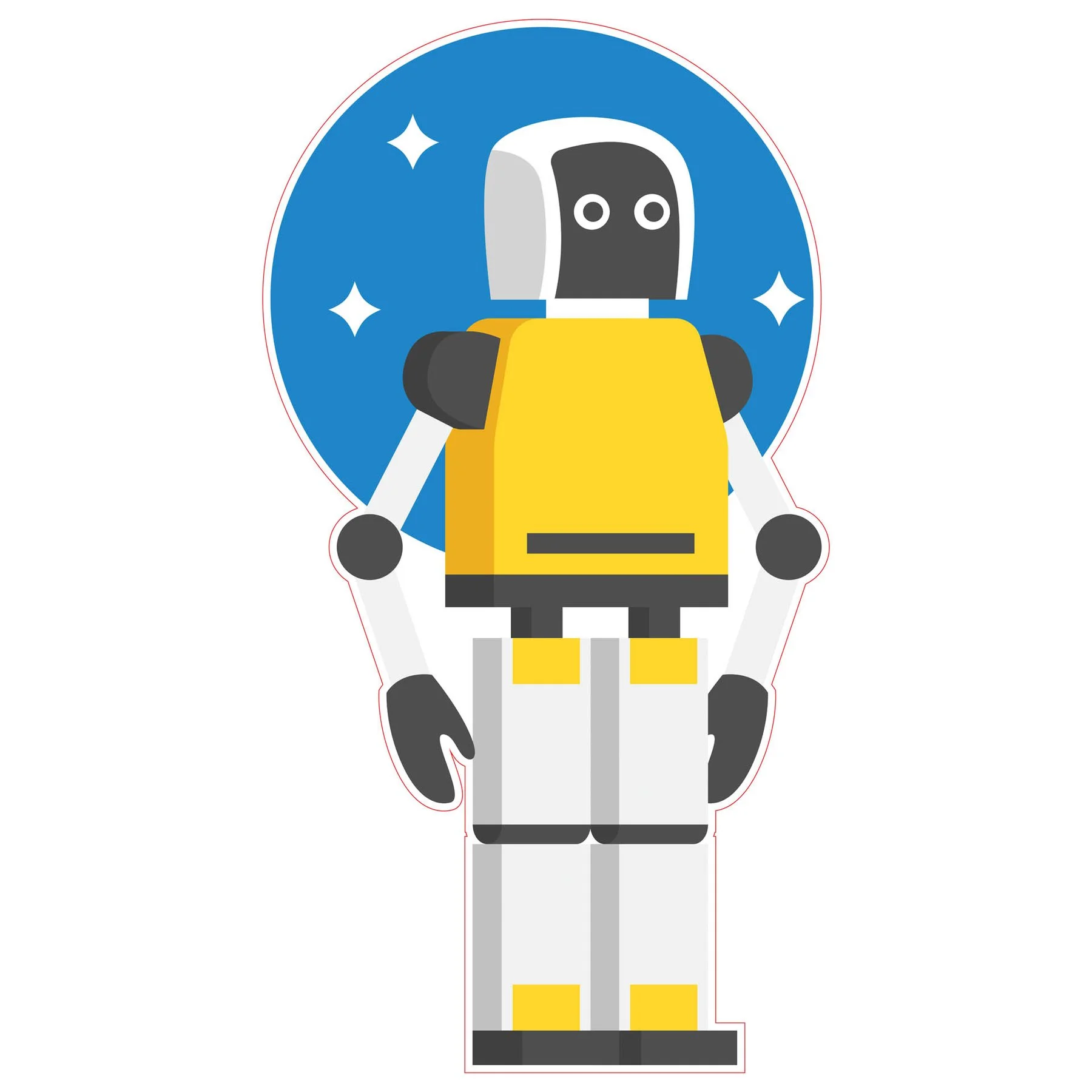 STEM Sticker, Robotics and Cyber-Physical Systems, Set I8, 50 cm, Sticker 7