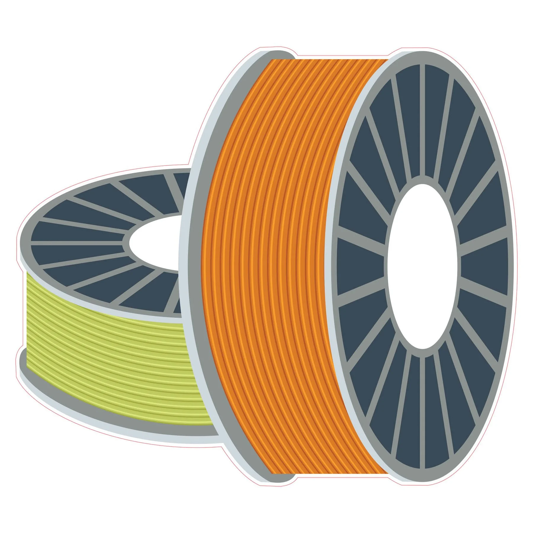 STEM Sticker, Design and 3D prototyping, set A7, 80 cm, sticker 5