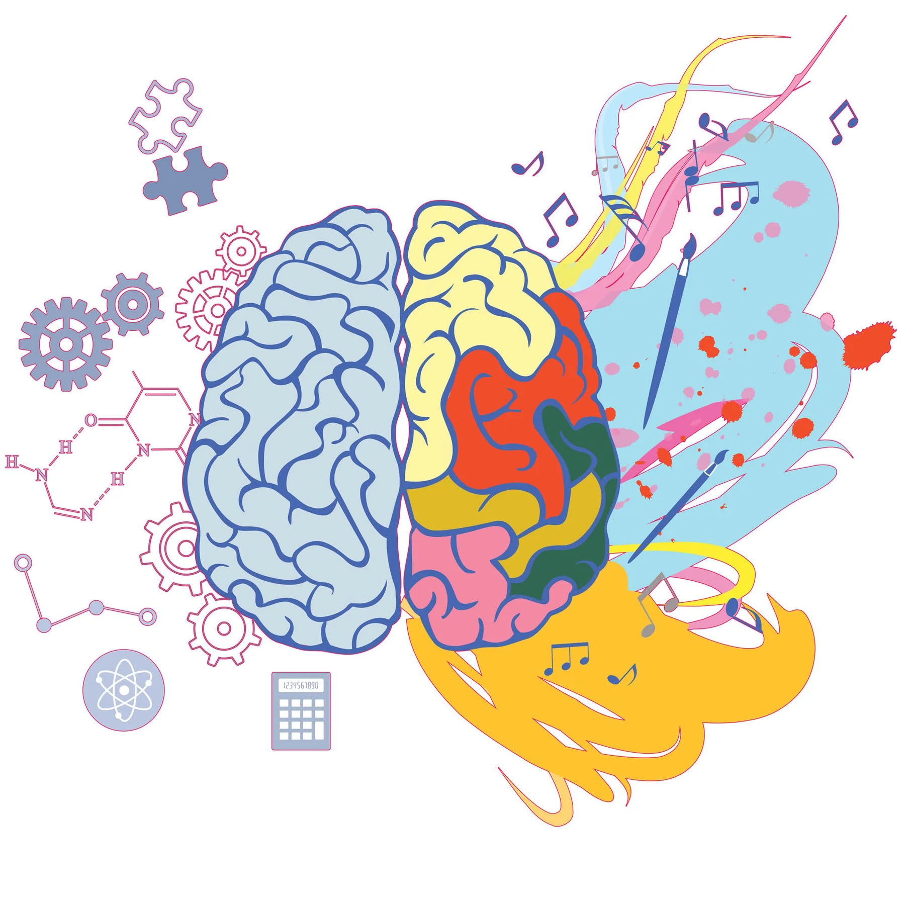 STEM Sticker, Digital Arts Hall, set B3, 80 cm, sticker 1