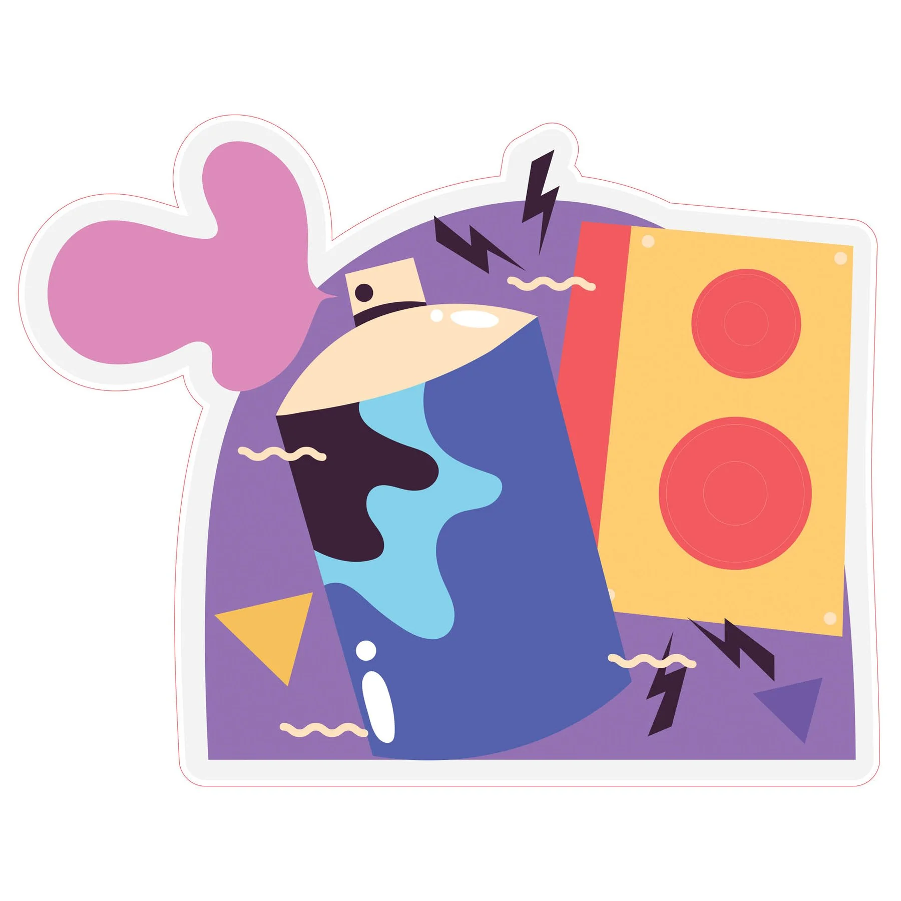 STEM Sticker, Digital Arts Room, set B8, 80 cm, sticker 2