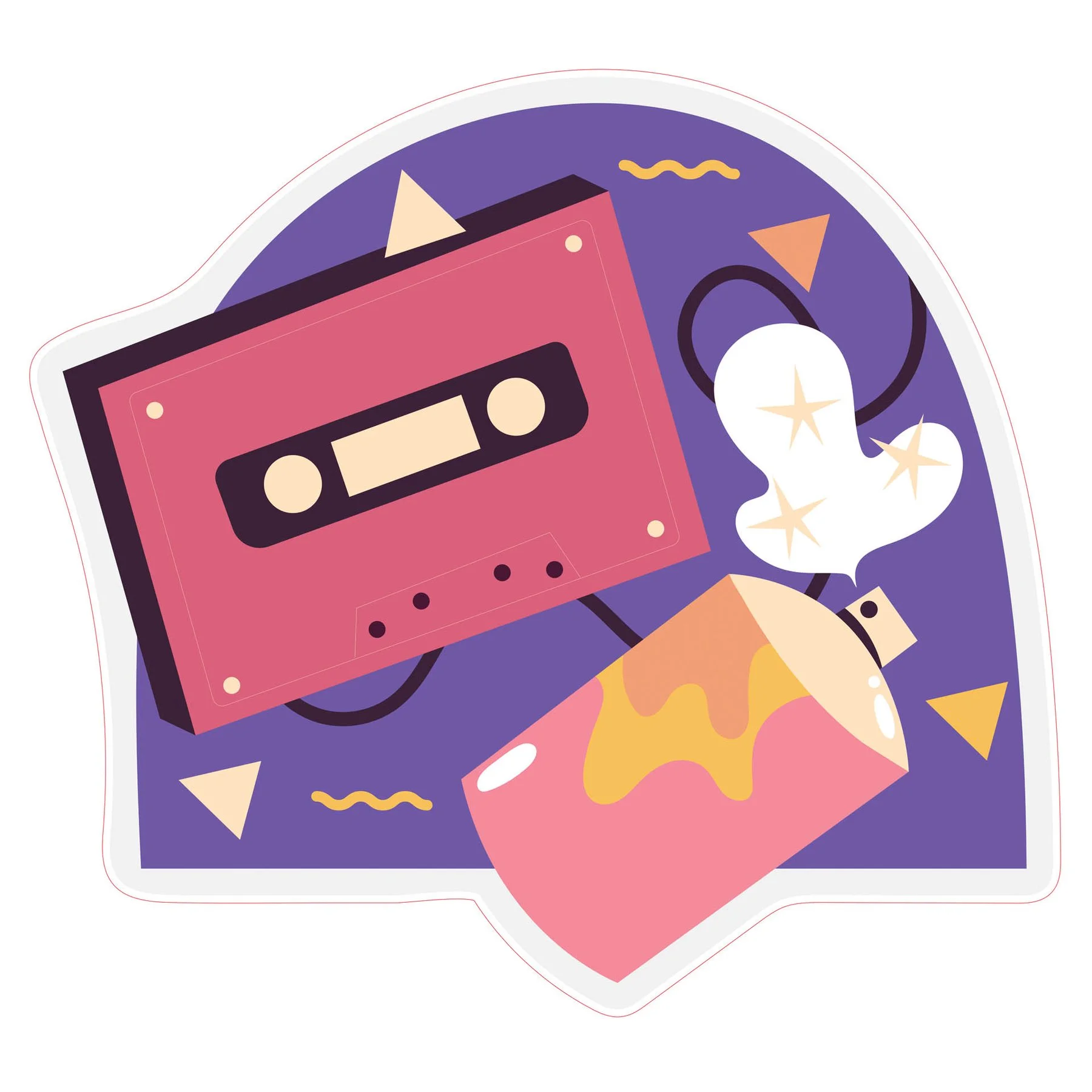 STEM Sticker, Digital Arts Room, set B8, 80 cm, sticker 6