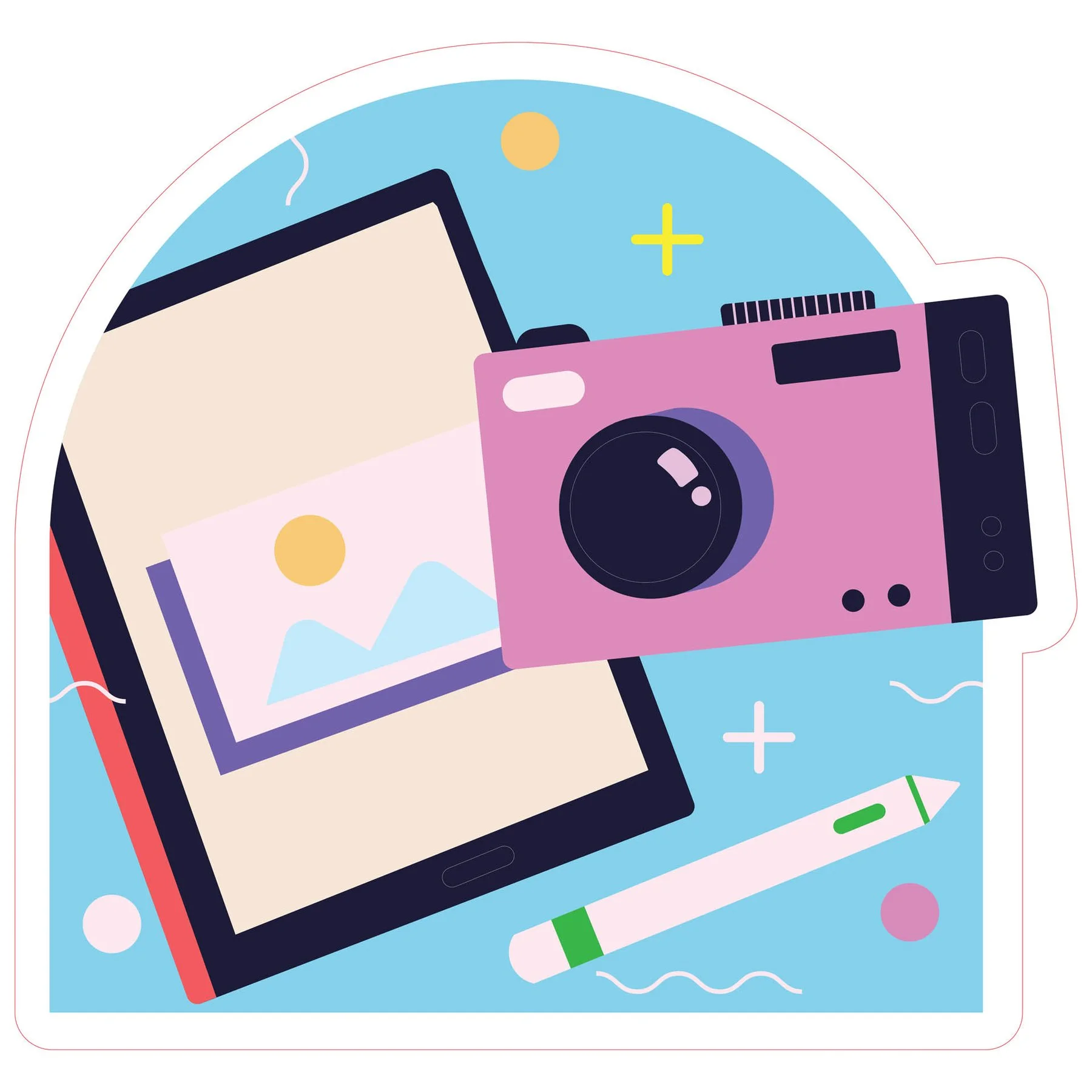 STEM Sticker, Digital Arts Hall, set B9, 80 cm, sticker 6