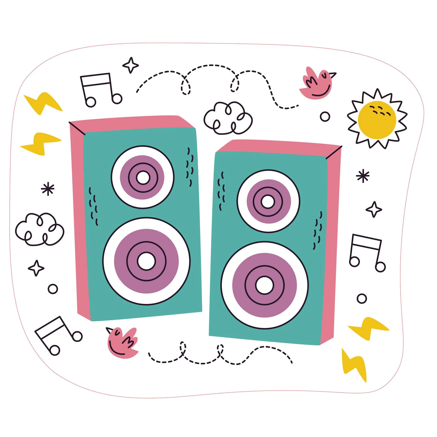 STEM Sticker, Digital arts hall, set B10, 80 cm, sticker 8