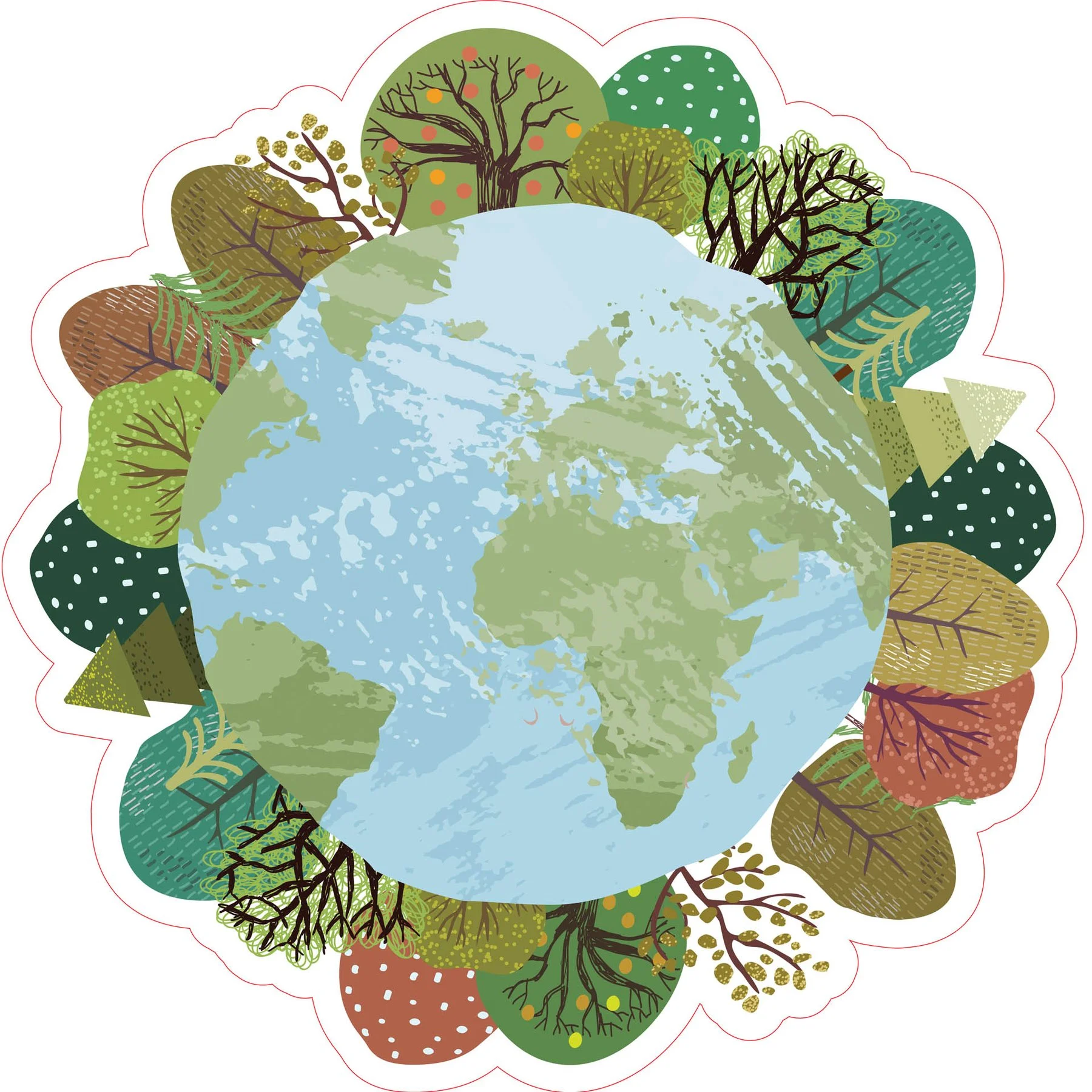 STEM Sticker, Green Technologies and Sustainable Development, Set C5, 80 cm, Sticker 2