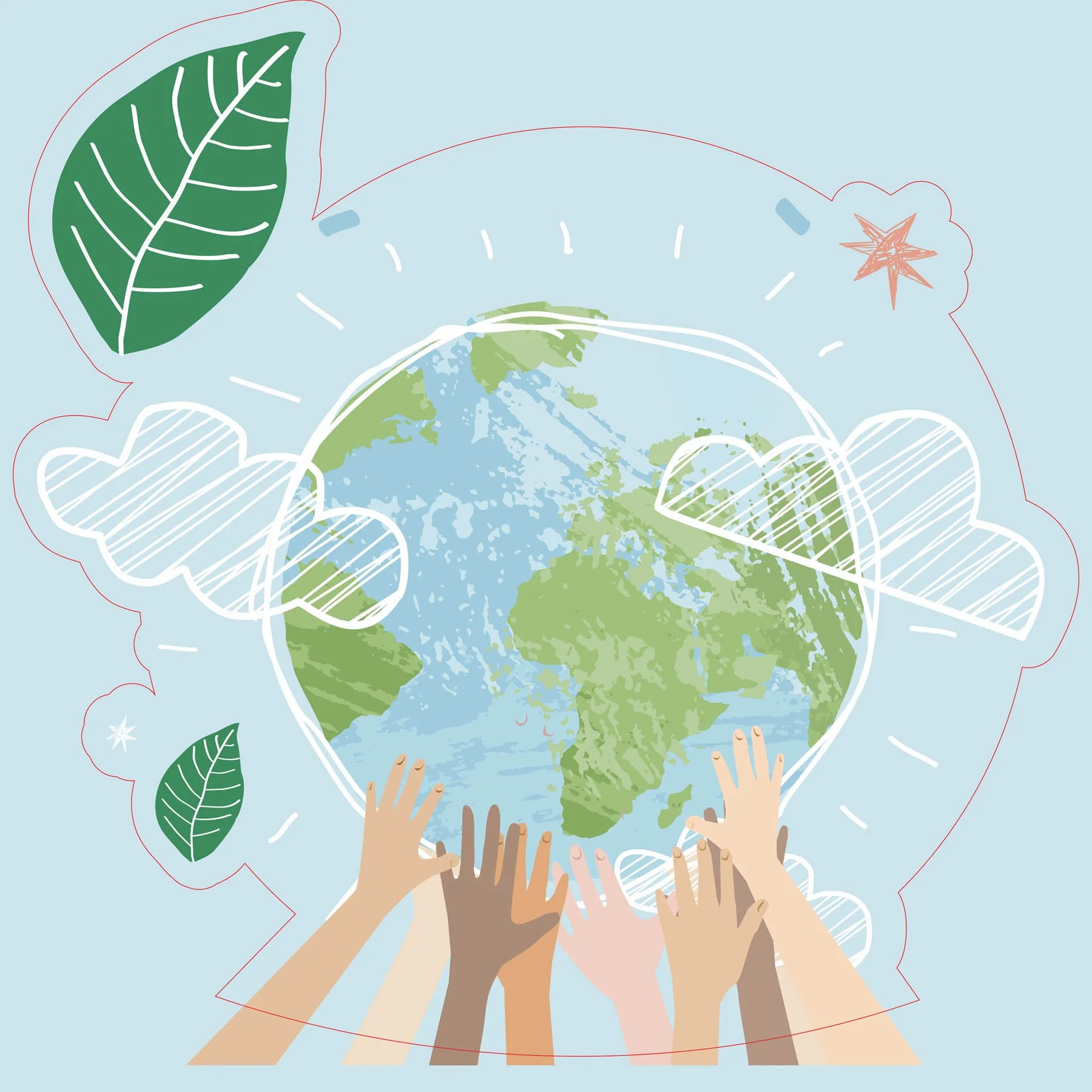 STEM Sticker, Green technologies and sustainability, set C5, 80 cm, sticker 4