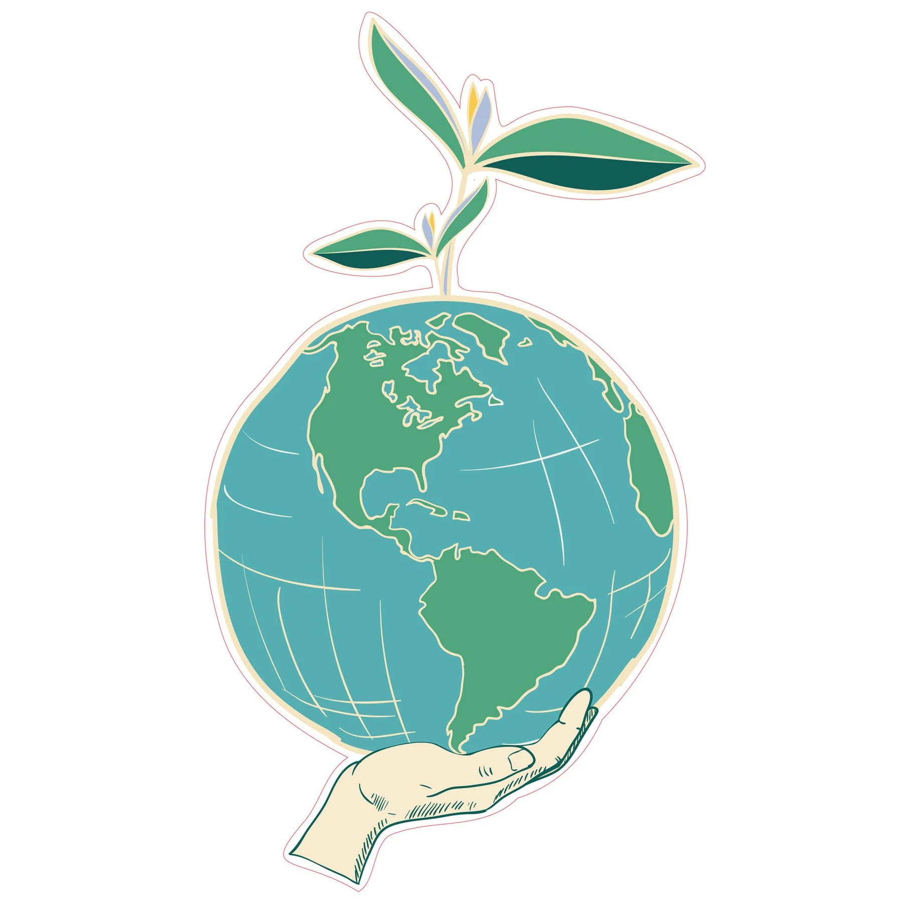 STEM Sticker, Green technologies and sustainable development, set C8, 80 cm, sticker 7