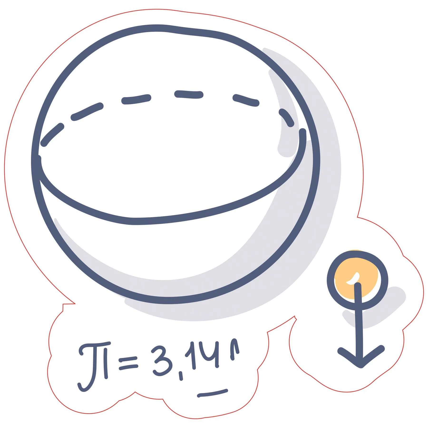 STEM Sticker, Mathematics and Informatics - Mathematics, Set D4, 80 cm, Sticker 1