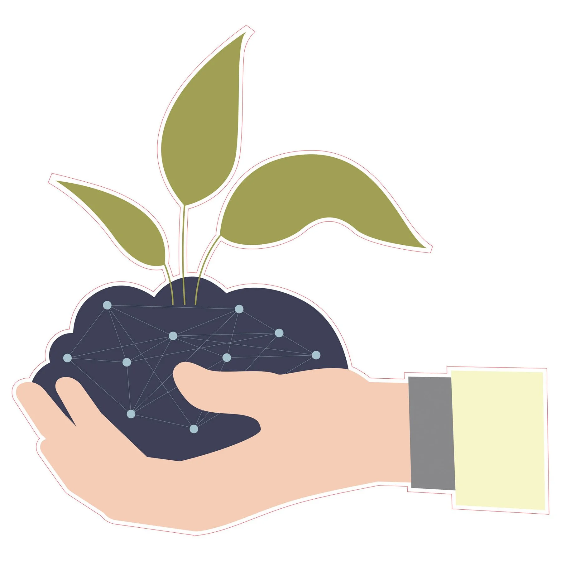 STEM Sticker, Natural Sciences – Biology, set F10, 80 cm, sticker 6