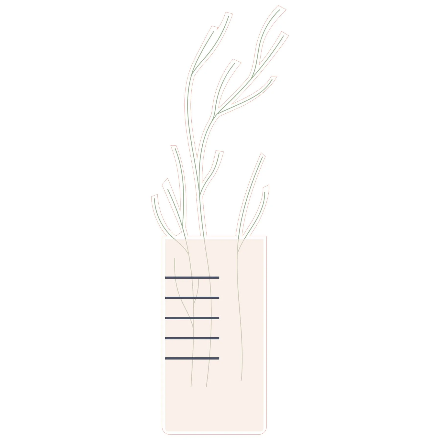 STEM Sticker, Natural Sciences - Biology, set F10, 80 cm, sticker 8