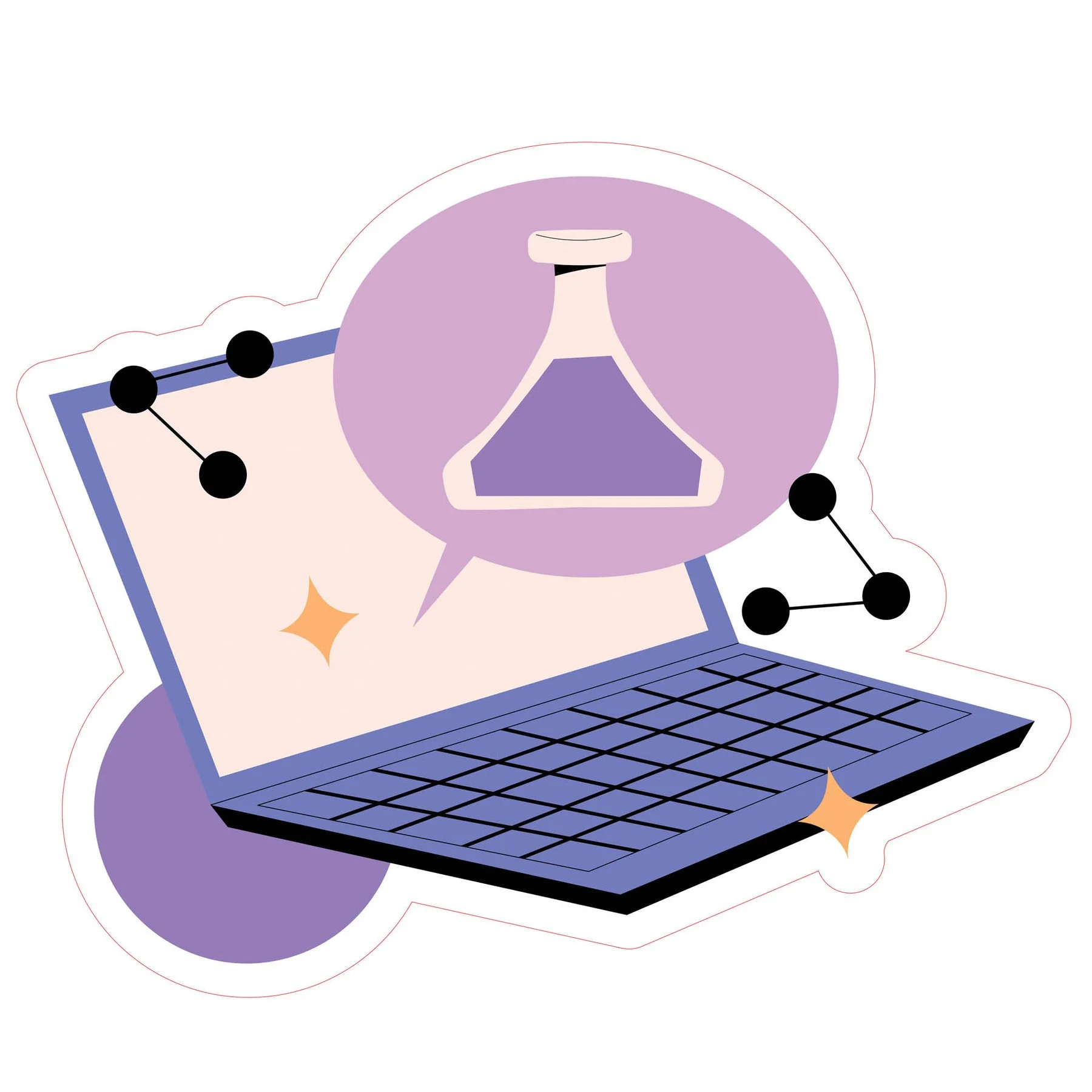 STEM Sticker, Natural sciences - Physics, set G5, 80 cm, sticker 6