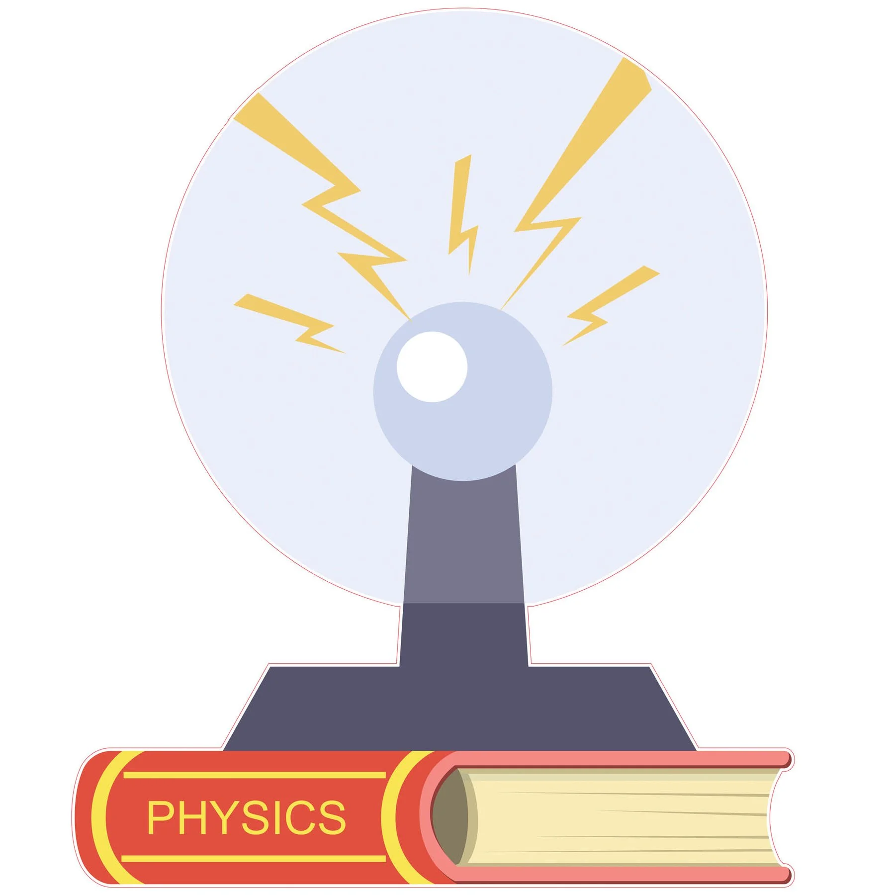 STEM Sticker, Natural Sciences - Physics, set G10, 80 cm, sticker 1