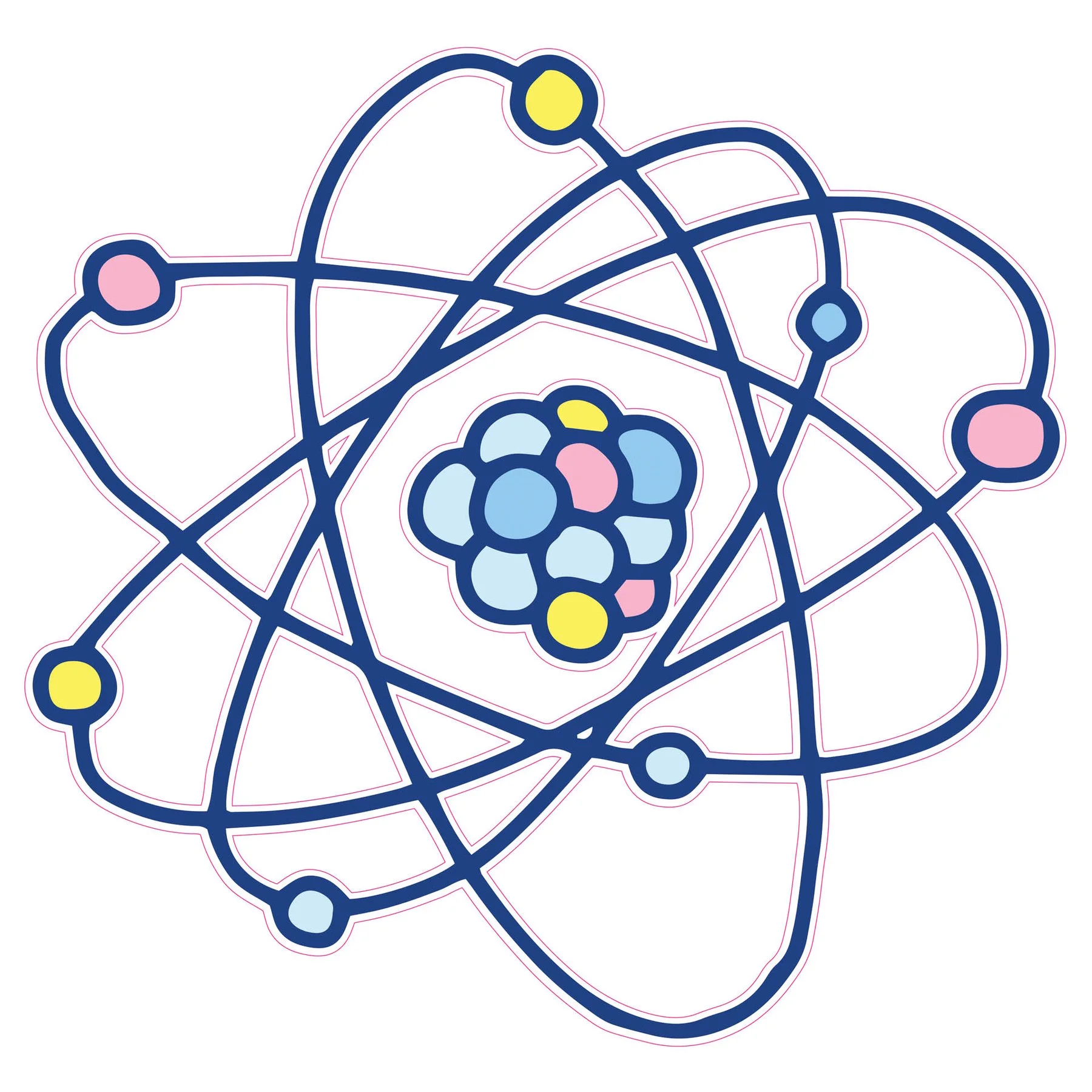 STEM Sticker, Natural Sciences - Chemistry, Set H1, 80 cm, Sticker 3