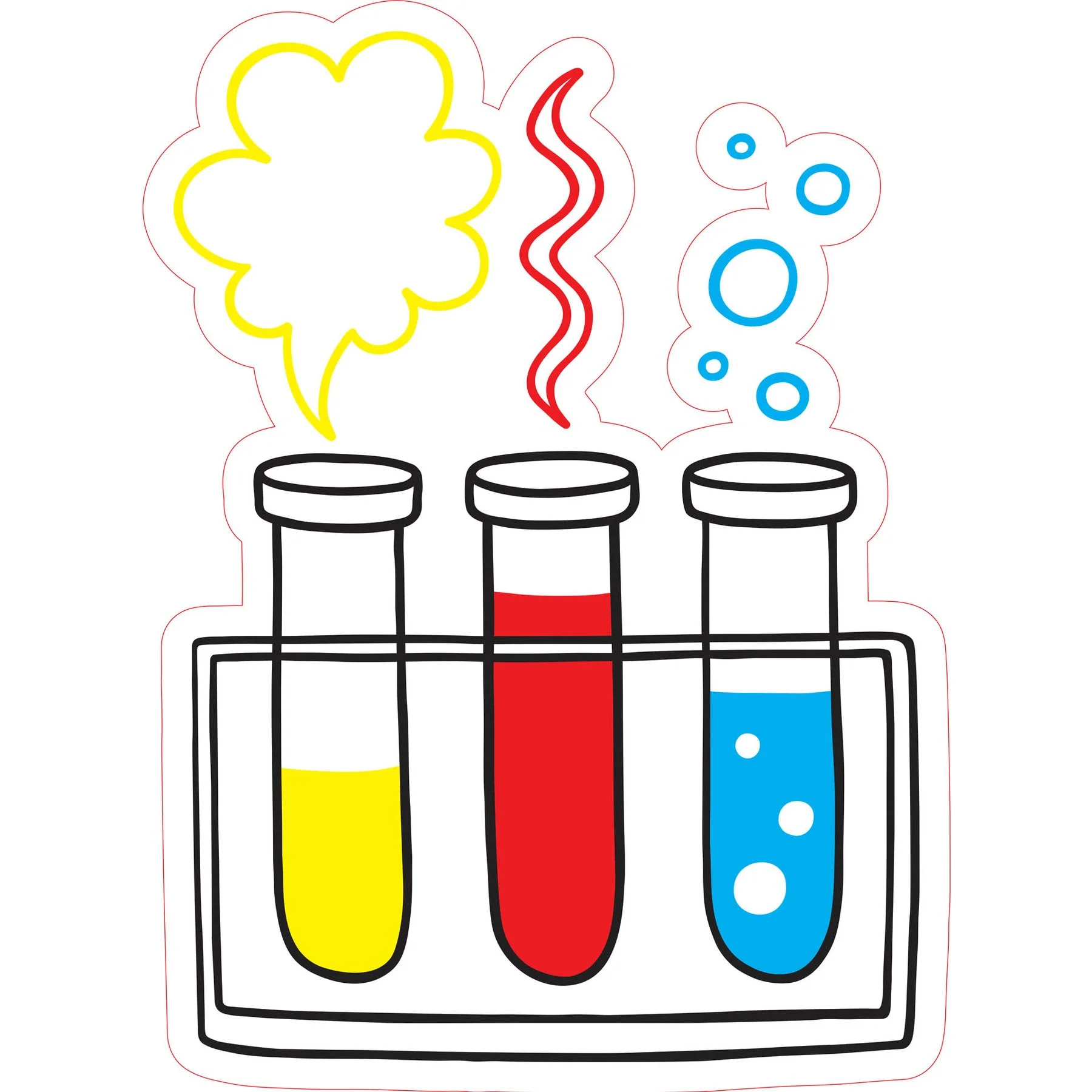 STEM Sticker, Natural Sciences - Chemistry, set H5, 80 cm, sticker 8