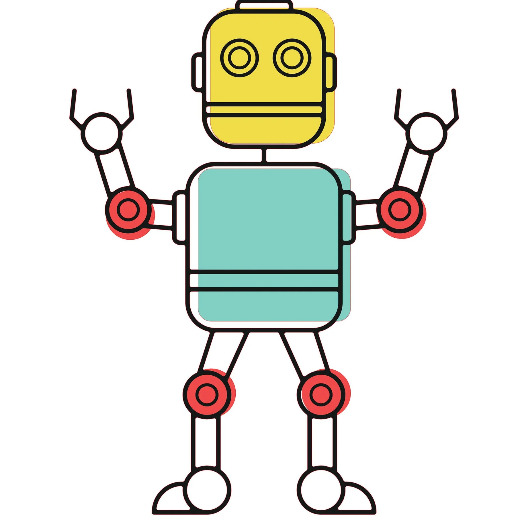 STEM Sticker, Robotics and cyber-physical systems, set I2, 80 cm, sticker 1