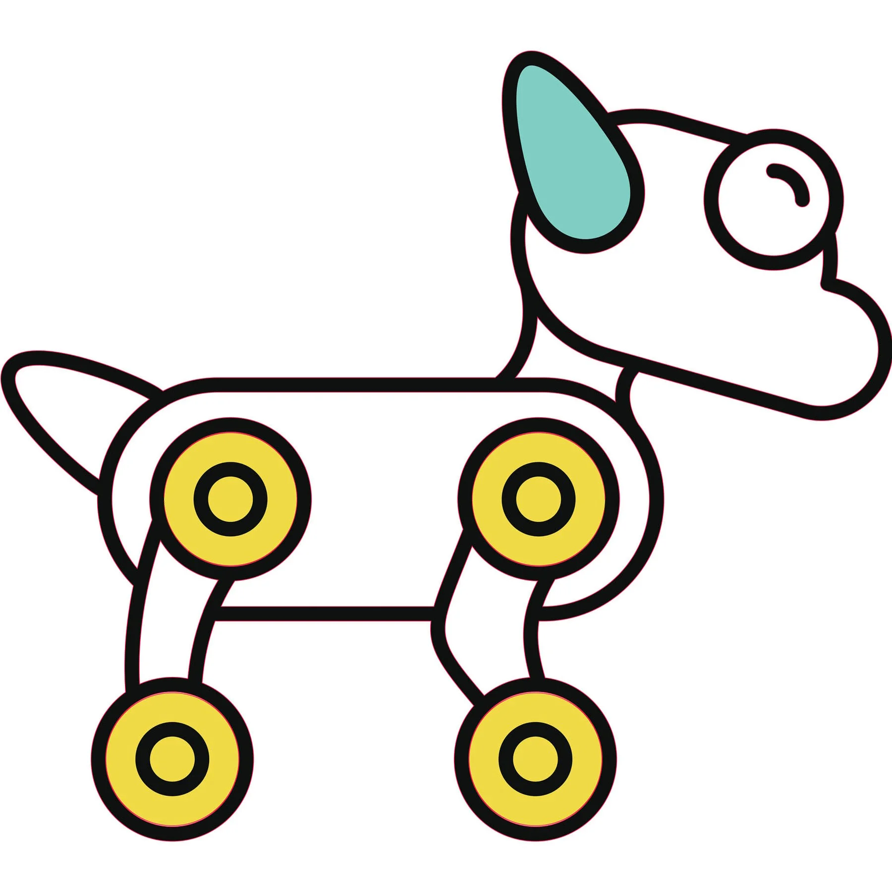 STEM Sticker, Robotics and cyber-physical systems, set I2, 80 cm, sticker 7