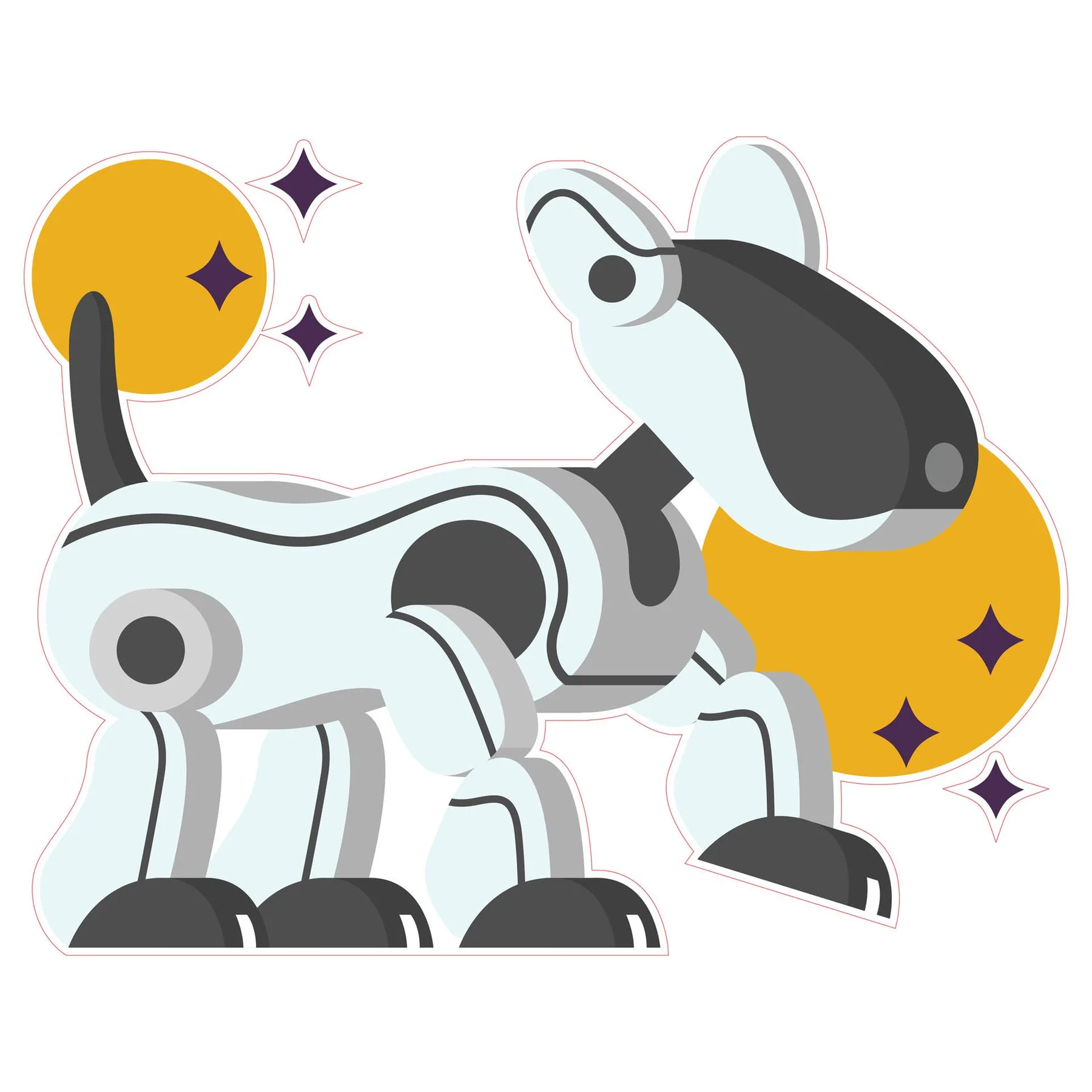 STEM Sticker, Robotics and Cyber-Physical Systems, Set I8, 80 cm, Sticker 2