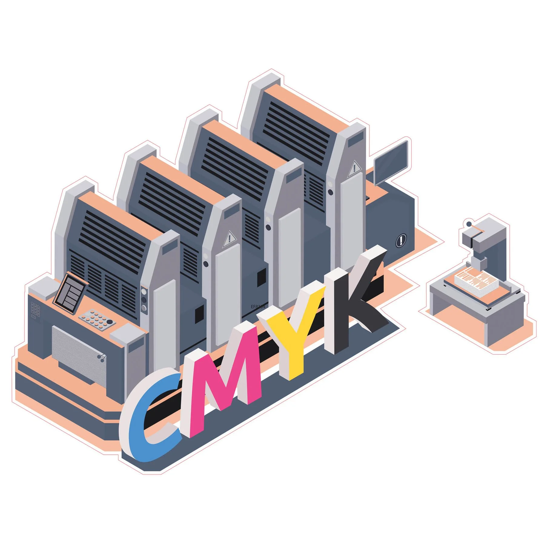 STEM Sticker, Design and 3D Prototyping, set A8, 100 cm, sticker 1