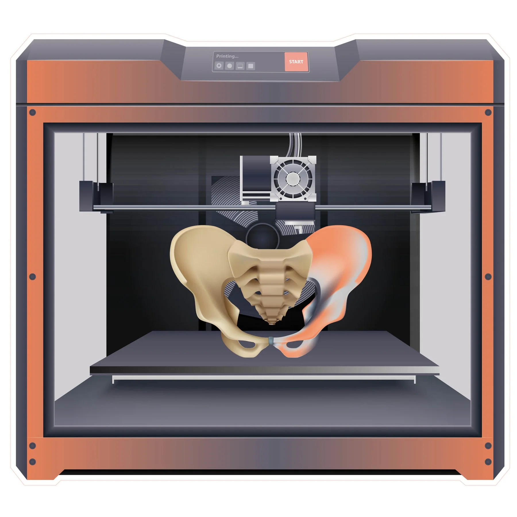 STEM Sticker, Design and 3D prototyping, set A8, 100 cm, sticker 9