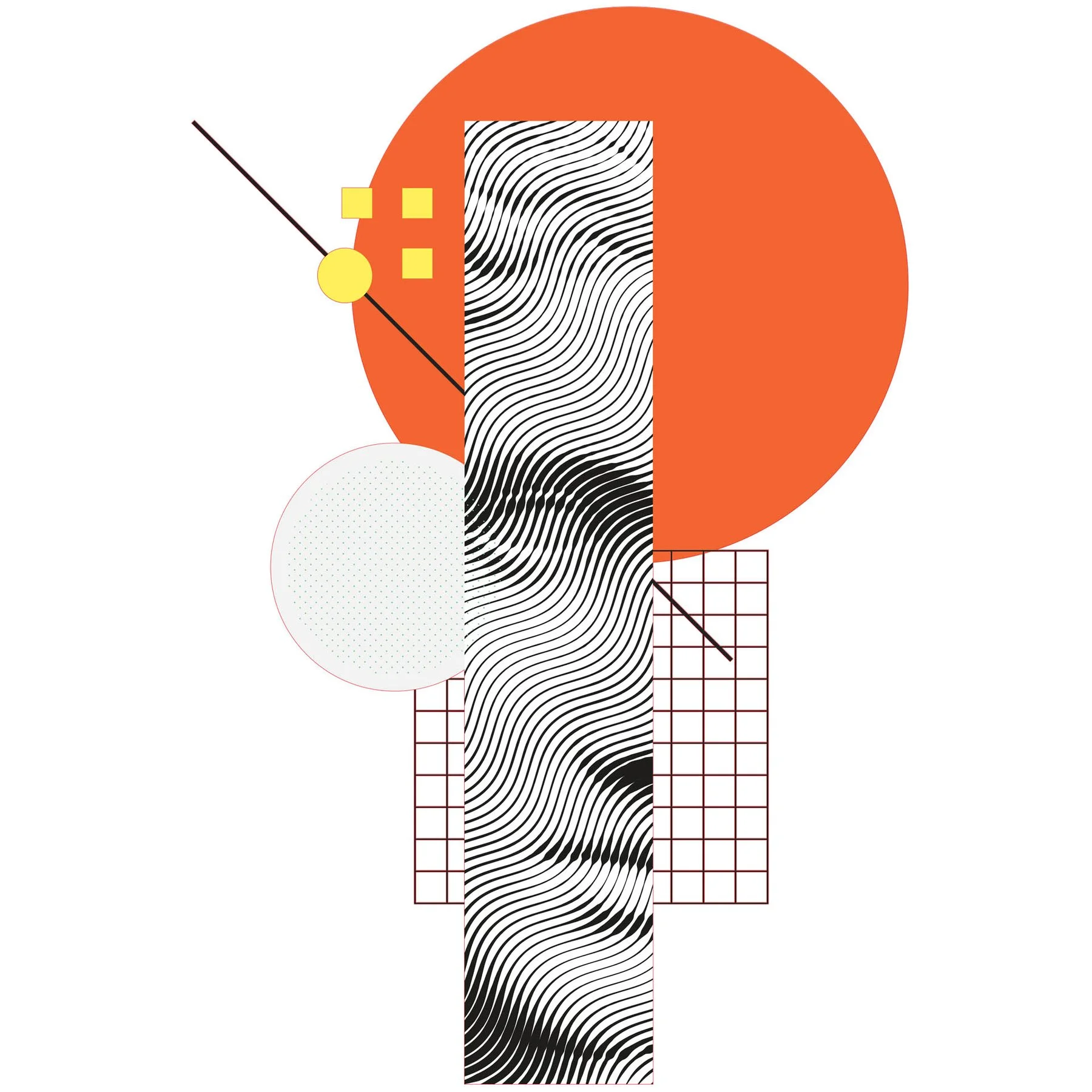 STEM Sticker, Digital arts hall, set B2, 100 cm, sticker 8