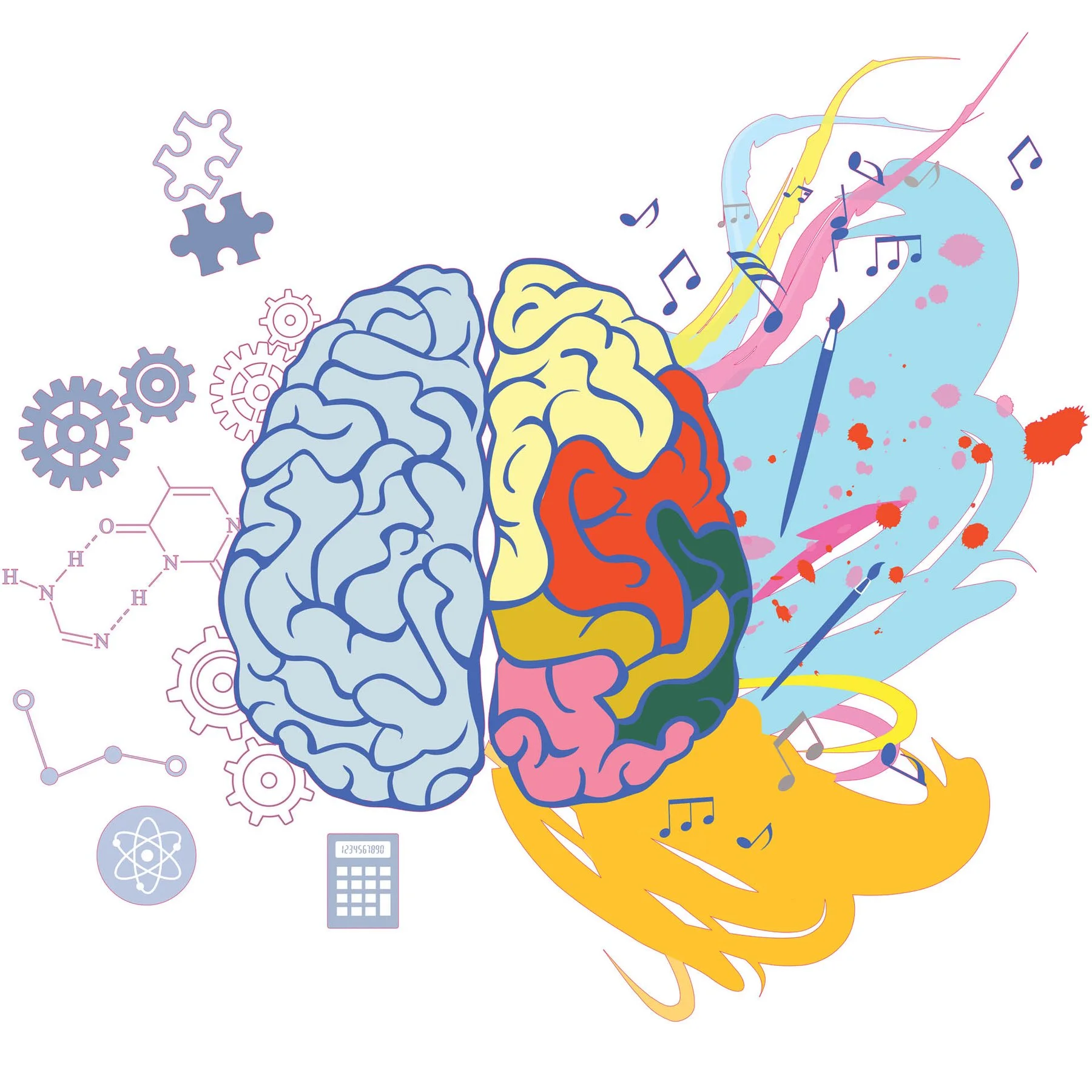 STEM Sticker, Digital arts hall, set B3, 100 cm, sticker 1