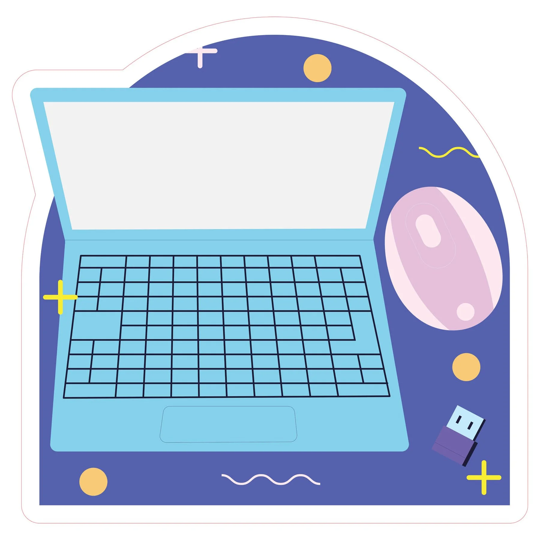 STEM Sticker, Digital Arts Hall, Set B9, 100 cm, Sticker 8