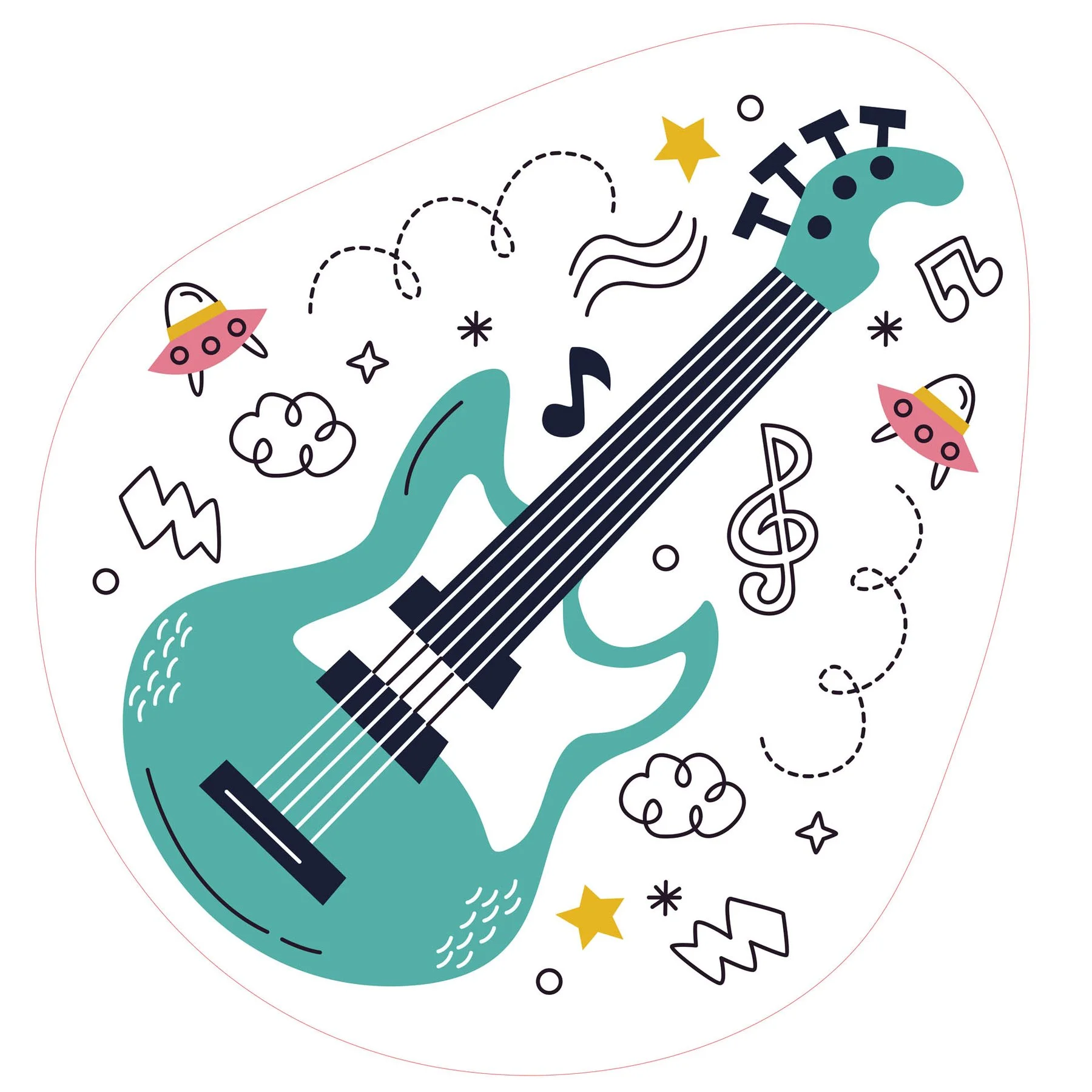 STEM Sticker, Digital Arts Hall, set B10, 100 cm, sticker 4