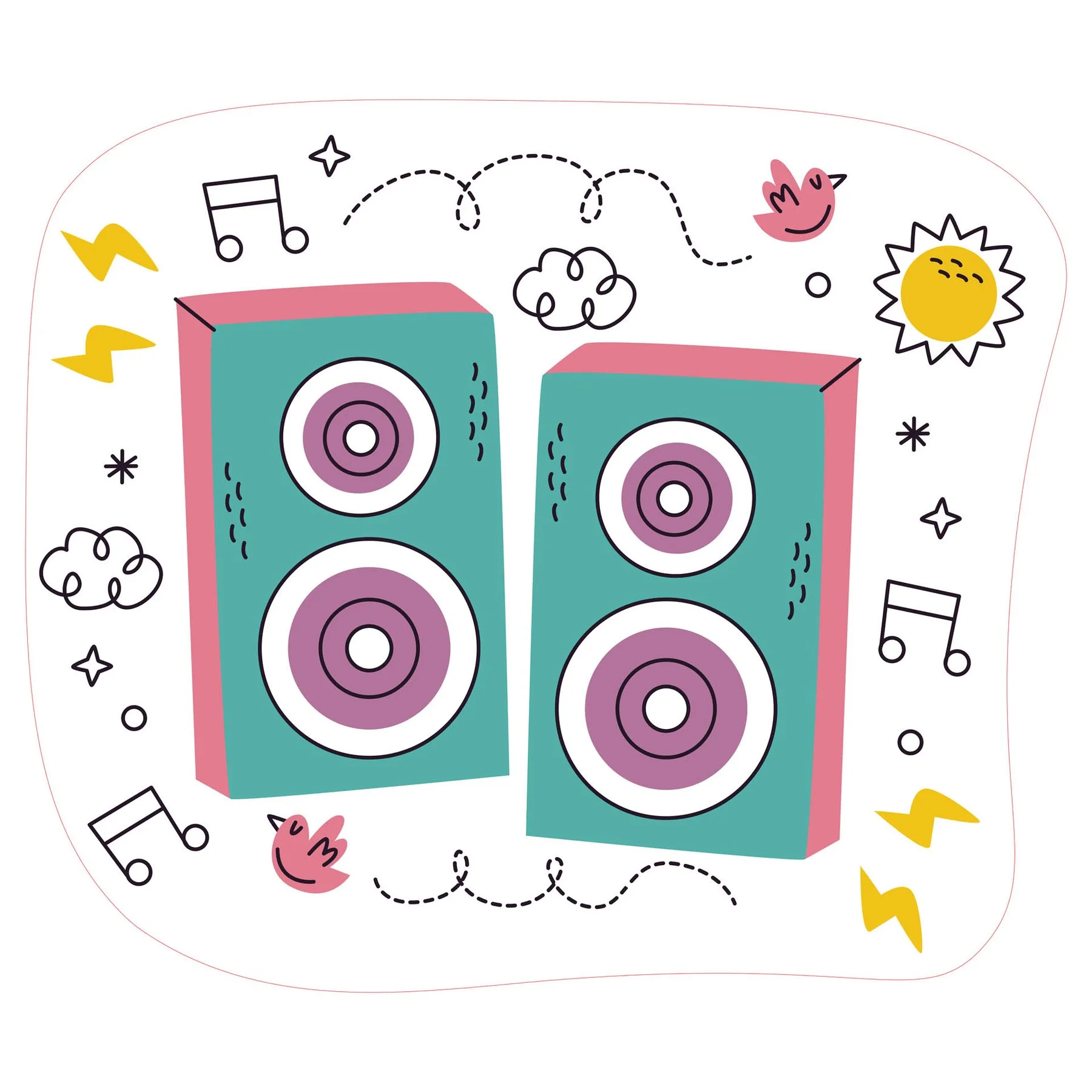 STEM Sticker, Digital Arts Room, set B10, 100 cm, sticker 8
