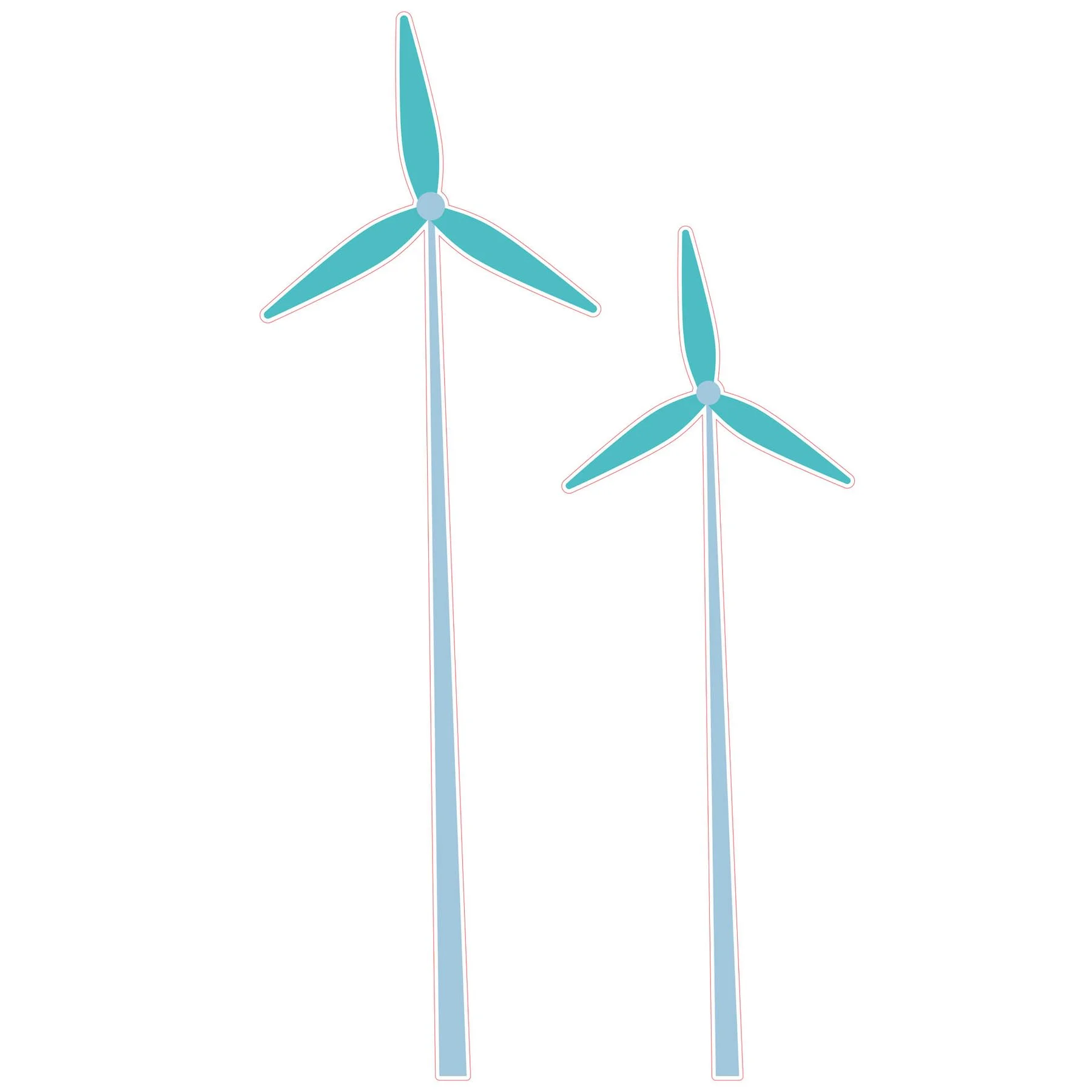 STEM Sticker, Green technologies and sustainable development, set C1, 100 cm, sticker 1